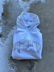 White Shine-Stone Hoodie